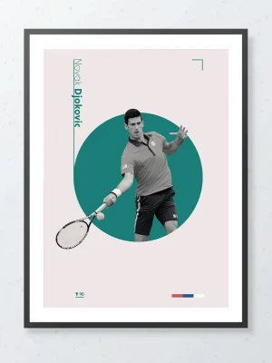 poster novak djokovic