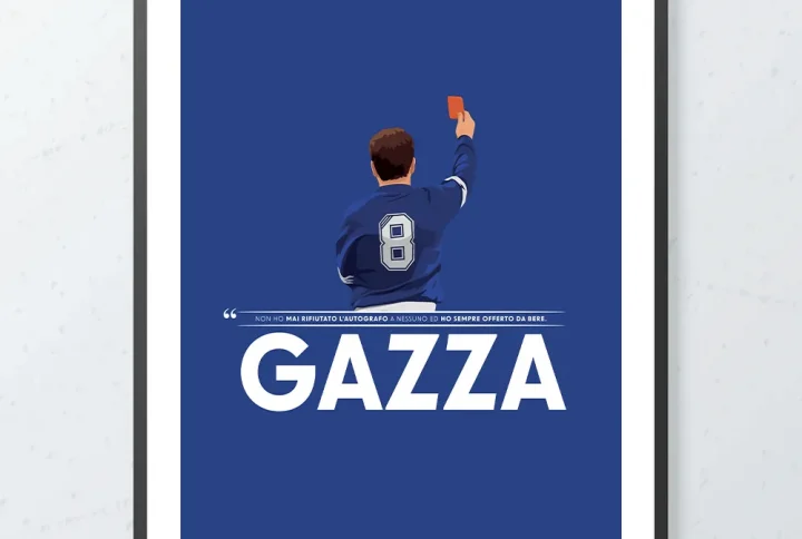 poster gazza gascoigne