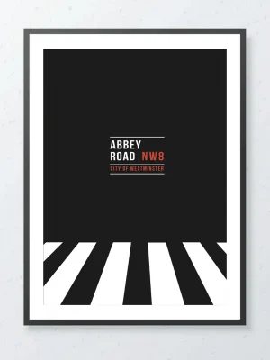 poster beatles abbey road