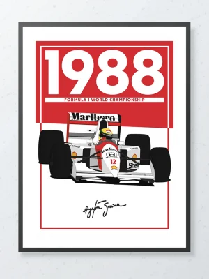 poster ayrton senna